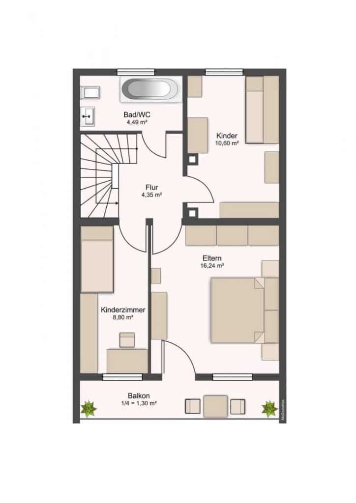 Grundriss 1. Obergeschoss