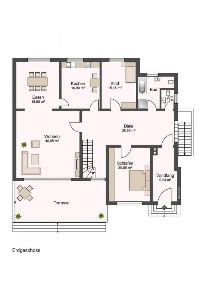 Grundriss Erdgeschoss